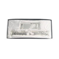 Silverplate Birth Certificate Holder with Stand