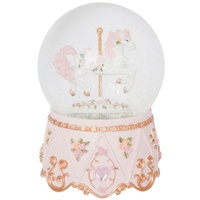 Resin Horse Musical Snowglobe