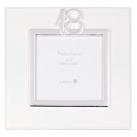21st Photo Frame - Pearl White