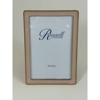 Blush/Goldtone Beaded 10 x 15cm (4 x 6") Photo Frame