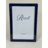 Navy/Nickel Beaded 10 x 15cm (4 x 6") Photo Frame