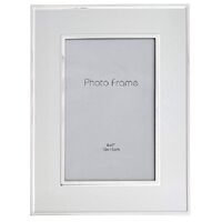 Frosted Silver Aluminium Helmer 10 x 15cm (4 x 6") Photo Frame