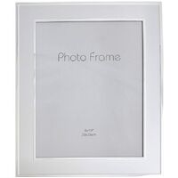 Frosted Silver Aluminium Helmer 20 x 25cm (8 x 10") Photo Frame