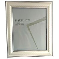 Hammered Matt Silver Plated Style 20 x 25cm (8 x 10") Photo Frame