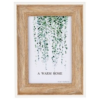 Photo Frame Natural Look with White Edge Eden 10 x 15cm (4 x 6")