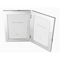 Manhattan Double Nickel Plated 12.5 x 17.5cm (5 x 7") Photo Frame