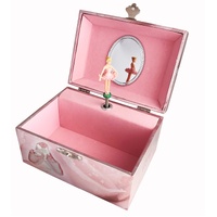 Little Girls Musical Ballerina Jewel Box 'Sasha' Pink