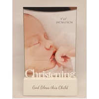 Christening Shadow 10 x 15cm (4 x 6") Photo Frame