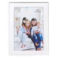 White 10 x 15cm (4 x 6") Photo Frame