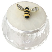 Glass & Epoxy Trinket/Jewellery Box with Bee