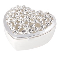 Epoxy Rhinestone Heart Trinket/Ring Box