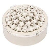 Epoxy Trinket/Jewellery Box Embossed with Flowers