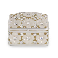 Epoxy Daisy Square Trinket/Ring Box