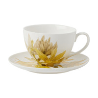 Maxwell & Williams Royal Botanic Gardens Australian Orchids 240ml Cup & Saucers