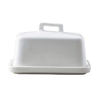 Epicurious White Butter Dish