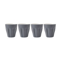 Blend Set of 4 Sala Charcoal 100ml Espresso Cups