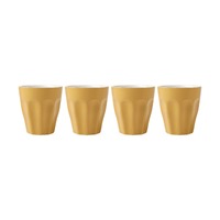 Blend Set of 4 Sala Mustard 100ml Espresso Cups