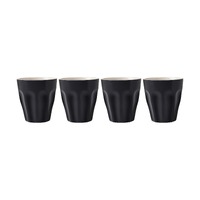 Blend Set of 4 Sala Black 100ml Espresso Cups