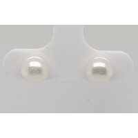 Luna de Stud White 7-7.5mm Freshwater Pearl Sterling Silver Earrings - CLEARANCE