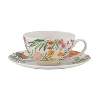 Royal Botanic Garden Native Blooms 400ml Porcelain Breakfast Cup & Saucer
