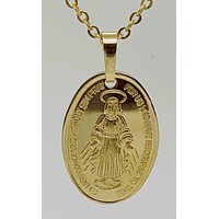 9 Carat Yellow Gold Miraculous Medallion Charm/Pendant