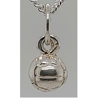 Sterling Silver Volleyball Charm/Pendant