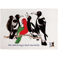 Jo Rothwell 'Not Everything is Black and White' Cotton Tea Towel