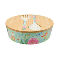 Maxwell & Williams Botanica Collection Melamine Bowl With Lid & Salad Servers