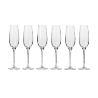 Set of 6 Harmony 180ml Champagne Flutes