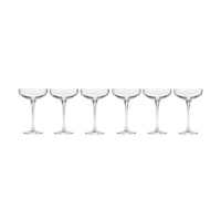 Harmony Set of 6 Champagne Coupe 240ml Glasses