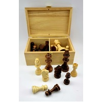 Dal Rossi 95mm Wooden Chess Pieces