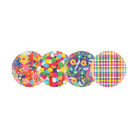 Maxwell & Williams Donna Sharam Byron Collection Set of 4 Assorted 20cm Melamine Plates