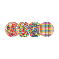 Maxwell & Williams Donna Sharam Byron Collection Set of 4 Assorted 28cm Melamine Plates