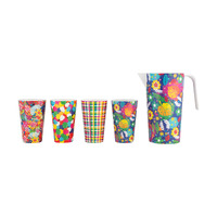 Maxwell & Williams Donna Sharam Byron Collection 5 Piece Melamine Jug & Tumbler Set