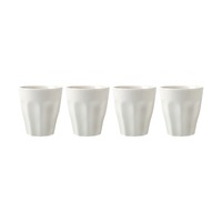 Blend Sala Set of 4 White 265ml Latte Cups