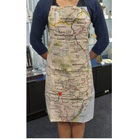 Lismore Map Cotton Apron