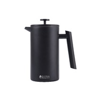 Blend Robusta Black Double Wall Stainless Steel 1 Litre Plunger