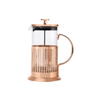 Blend Colombia 1 Litre Borosilicate Glass Plunger with Rose Gold Finish Metal Frame