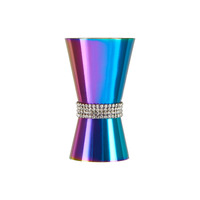 Cocktail & Co. Prism Rainbow 15ml/30ml Stainless Steel Double Jigger