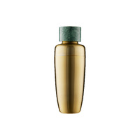 Cocktail & Co. Capitol 500ml Gold Finish & Green Marble Cocktail Shaker