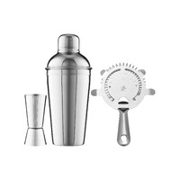 Cocktail & Co. 500ml Stainless Steel Cocktail 3 Piece Set