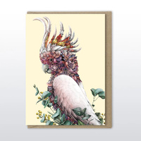 Marini Ferlazzo Pink Cockatoo Greeting Card