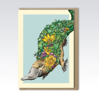 Marini Ferlazzo Platypus Bushwalk Greeting Card