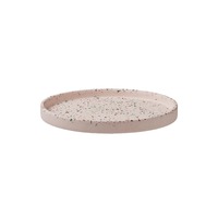 Livvi Blush 26cm Round Terrazzo Serving Tray