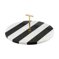 Belgravia 30cm Round Marble Granite Serving Board