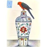 Michaela Laurie King Parrot Cotton Tea Towel