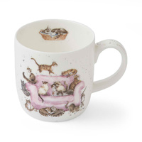 Royal Worcester Wrendale Designs 310ml 'Cattitude' Cat Mug
