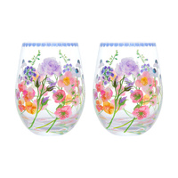 Maxwell & Williams Affection Collection Set of 2 Stemless Glasses