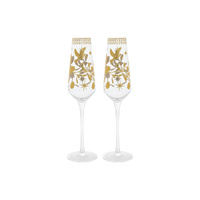 Maxwell & Williams Set of 2 White Christmas 240ml Prosecco Glasses