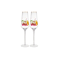 Maxwell & Williams Fa La La 240ml Champagne Flutes